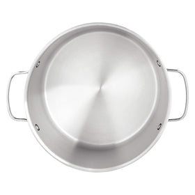 Amazon Basics glass lid enables easy steam release while monitoring the pot