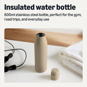 Amazon Basics leak-proof design keeps drinks secure in backpacks and car cup holders