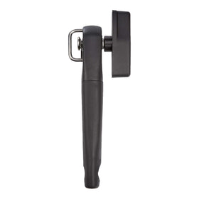 Amazon Basics manual can opener with soft grip handle offers comfortable, non-slip operation.