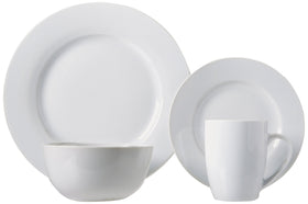 Amazon Basics porcelain dinnerware dimensions: 10.5 inch plates, 7.5 inch plates, bowls 5.5 x 2.8 inches