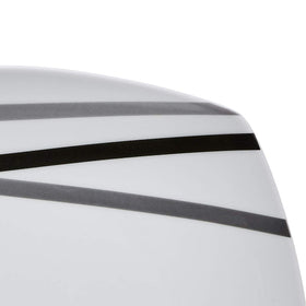 Amazon Basics porcelain dinnerware is lightweight yet durable for daily use