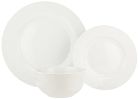 Close-up of Amazon Basics porcelain white finish