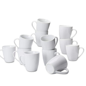 Amazon Basics porcelain mug with heat-resistance for heavy-use kitchens