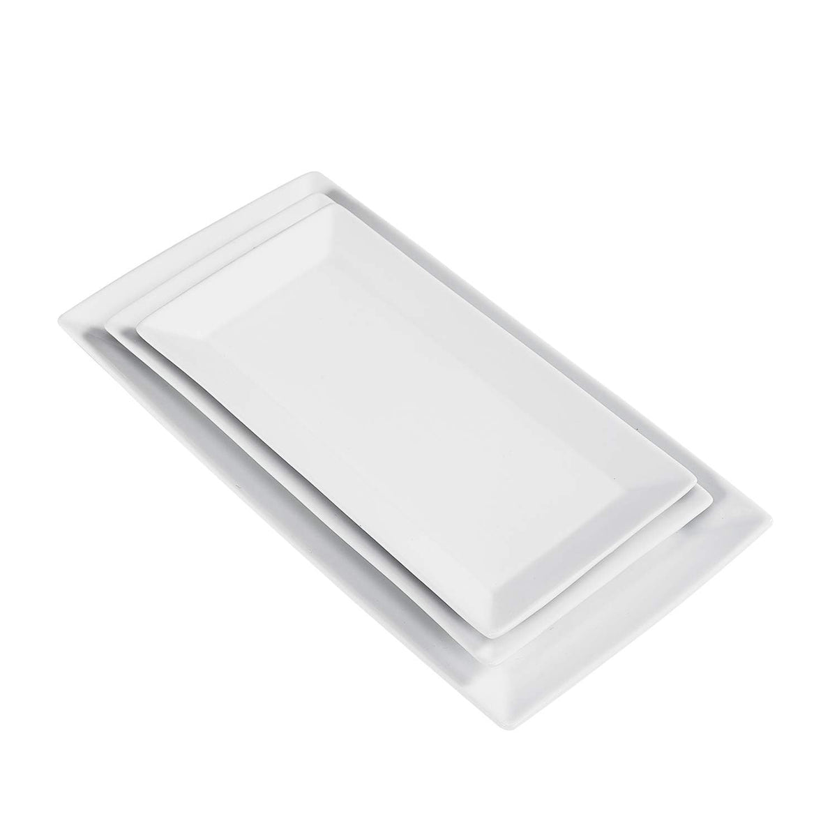 Amazon Basics porcelain large platter with ample surface for appetizers and entrees.