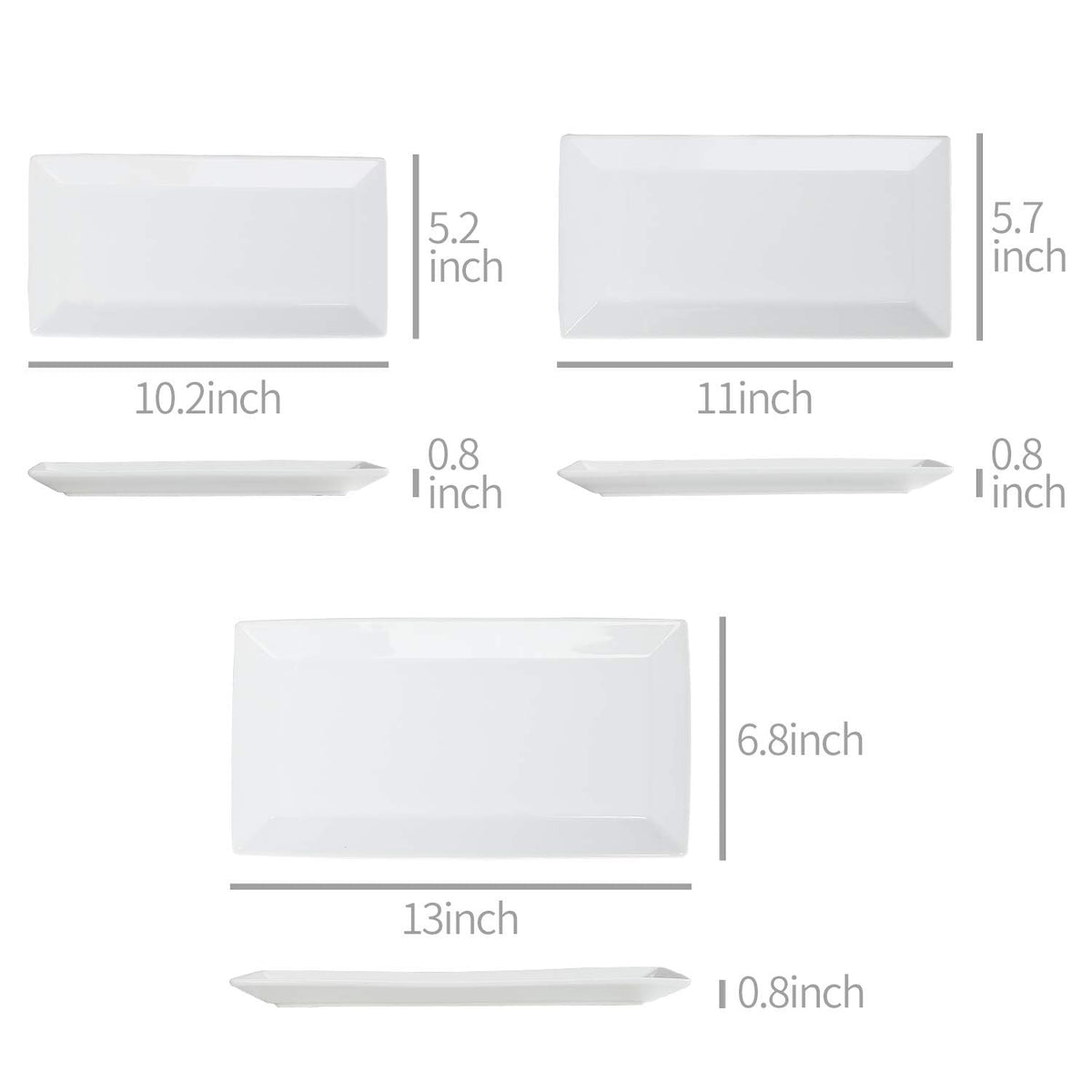 Amazon Basics white finish adds a timeless look to any table setting.