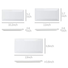 Amazon Basics white finish adds a timeless look to any table setting.