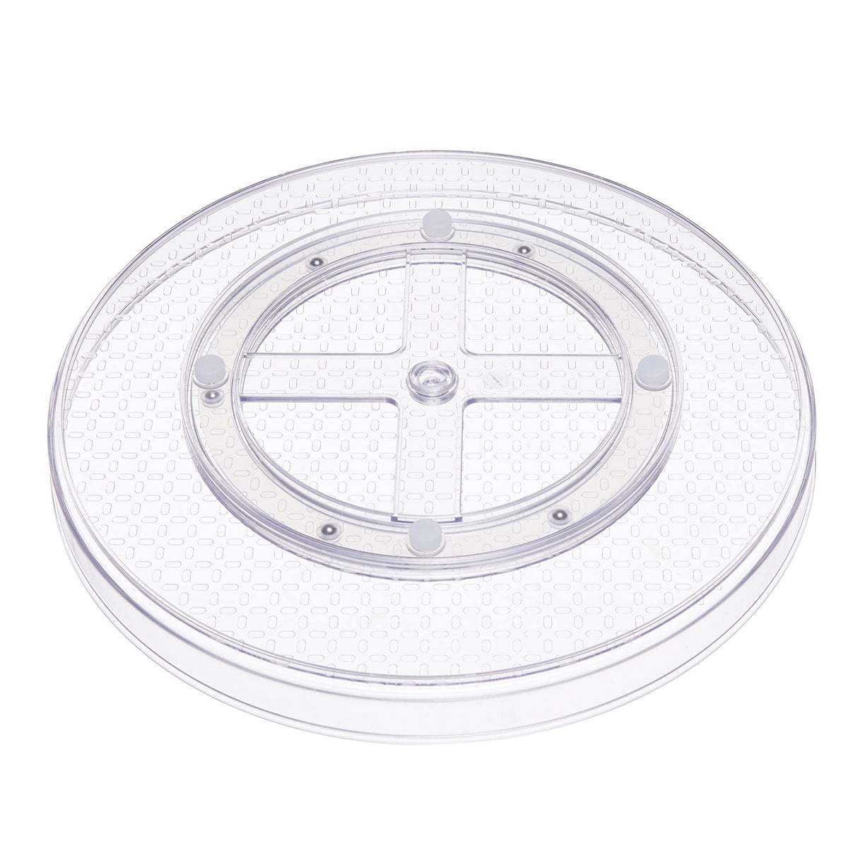 Amazon Basics rotating makeup organizer ideal for skincare and cosmetics
