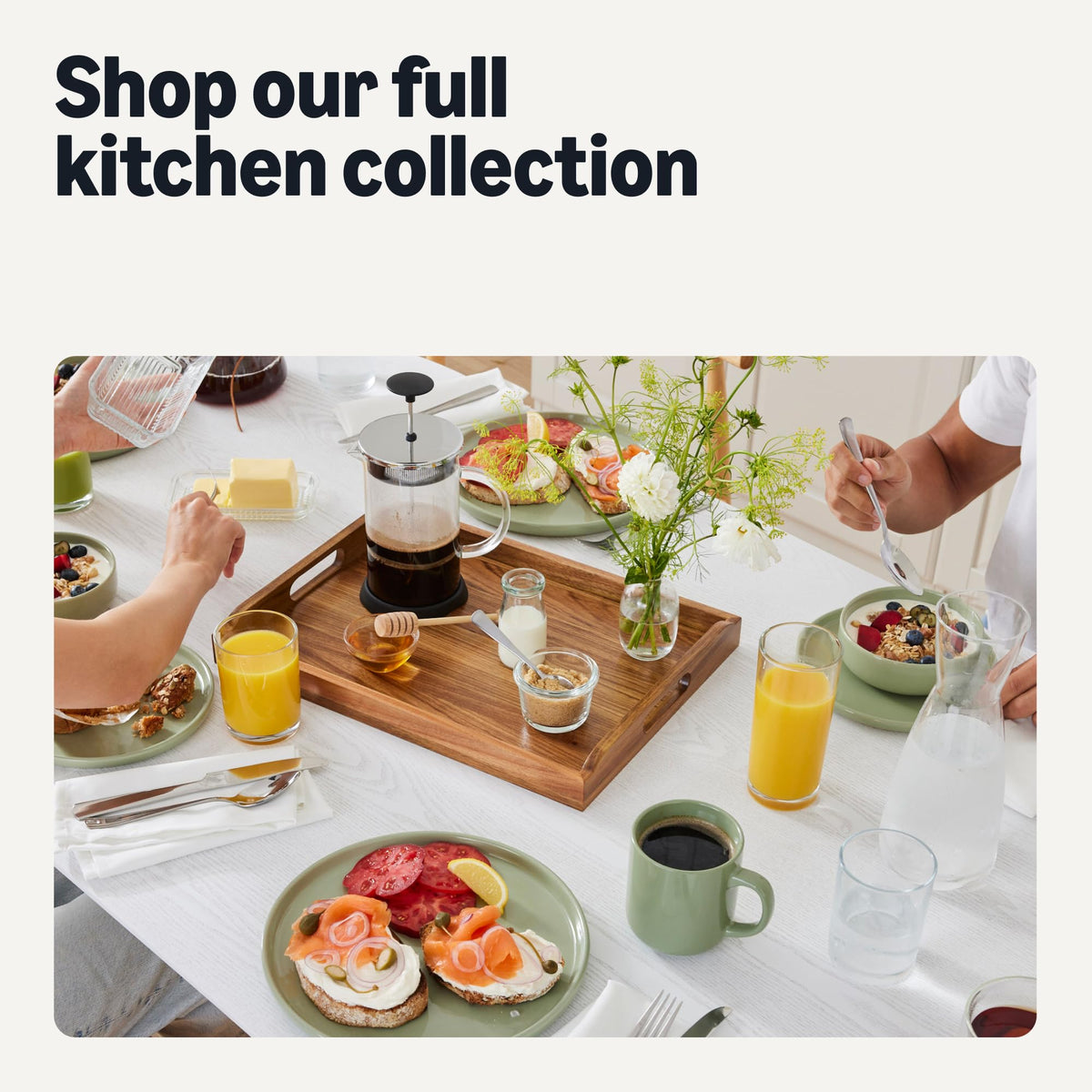 Amazon Basics rustic presentation tray enhancing casual entertaining