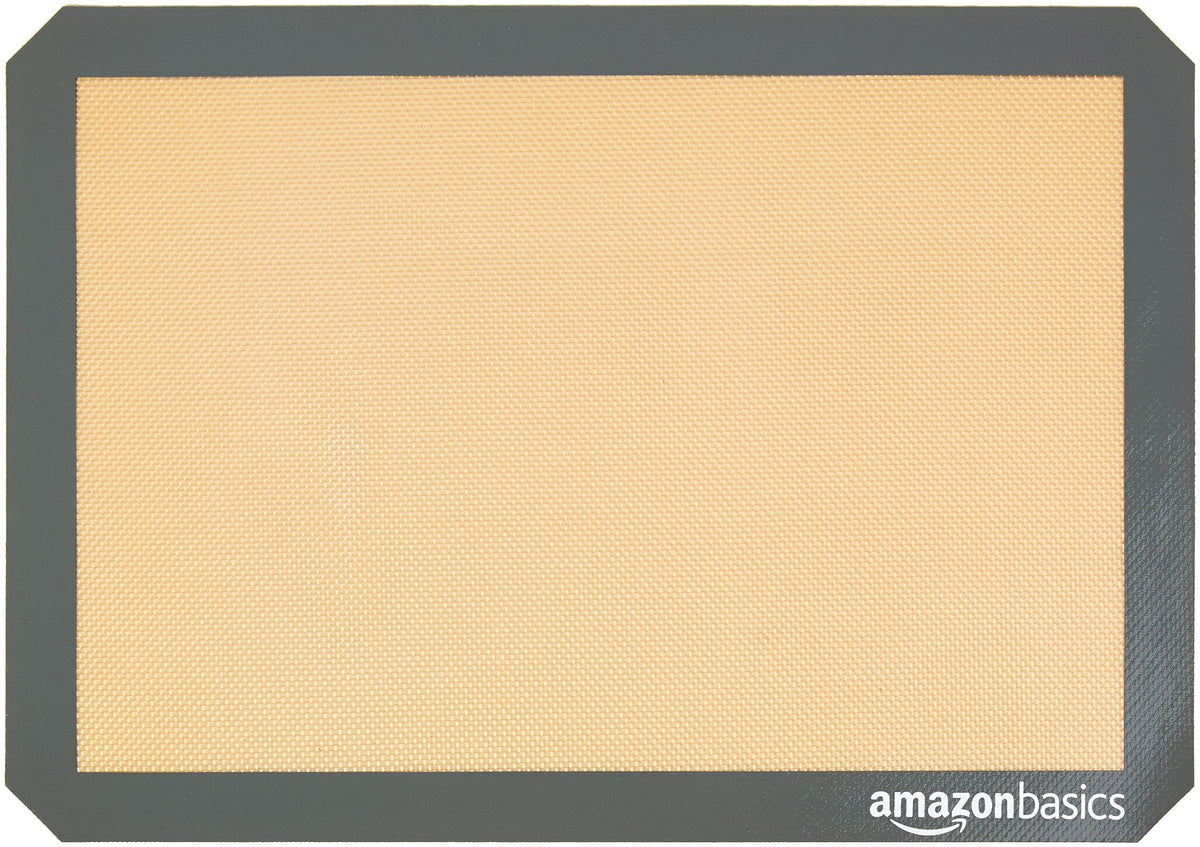 Amazon Basics silicone baking mat, nonstick surface for easy release.