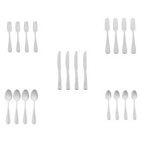 Amazon Basics flatware blends with any table decor.