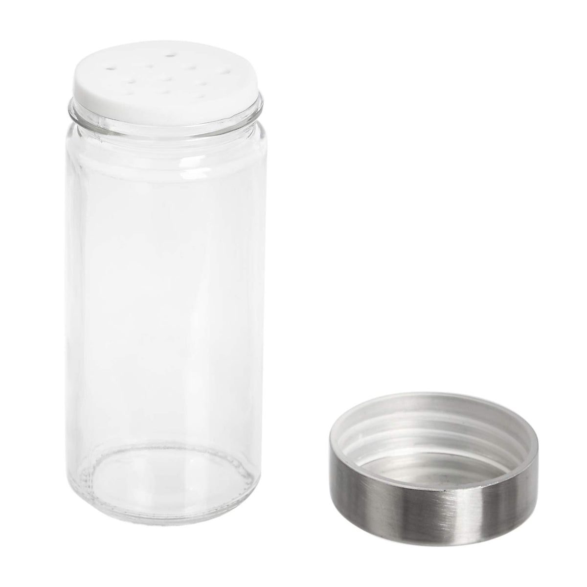 Sturdy base and top handle on Amazon Basics rack for easy transport.