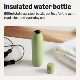 Amazon Basics BPA-free stainless steel bottle for safe hydration