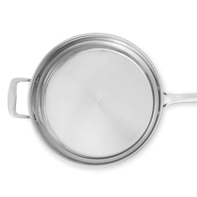 Amazon Basics 8-quart stock pot with lid ideal for large meals.