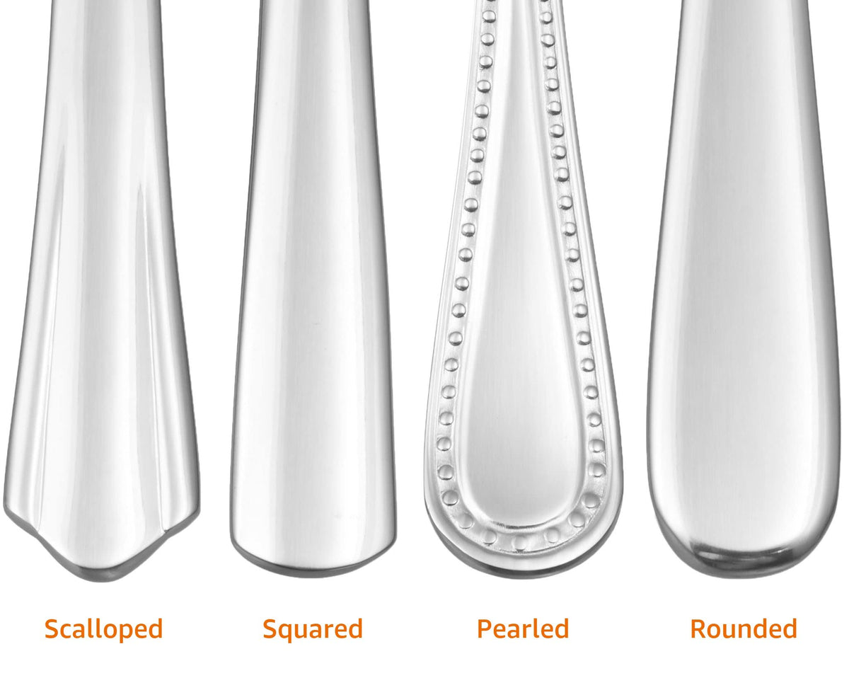 Amazon Basics table-ready knives complement existing flatware beautifully