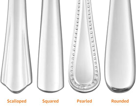 Amazon Basics table-ready knives complement existing flatware beautifully