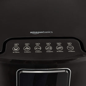 Touch-screen display for precise temperature and timer settings.
