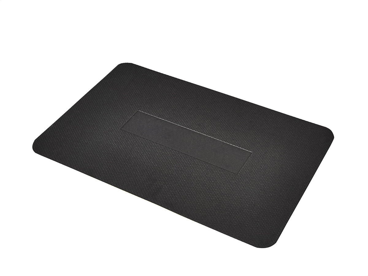 Amazon Basics mat easy to wipe clean with a damp cloth.