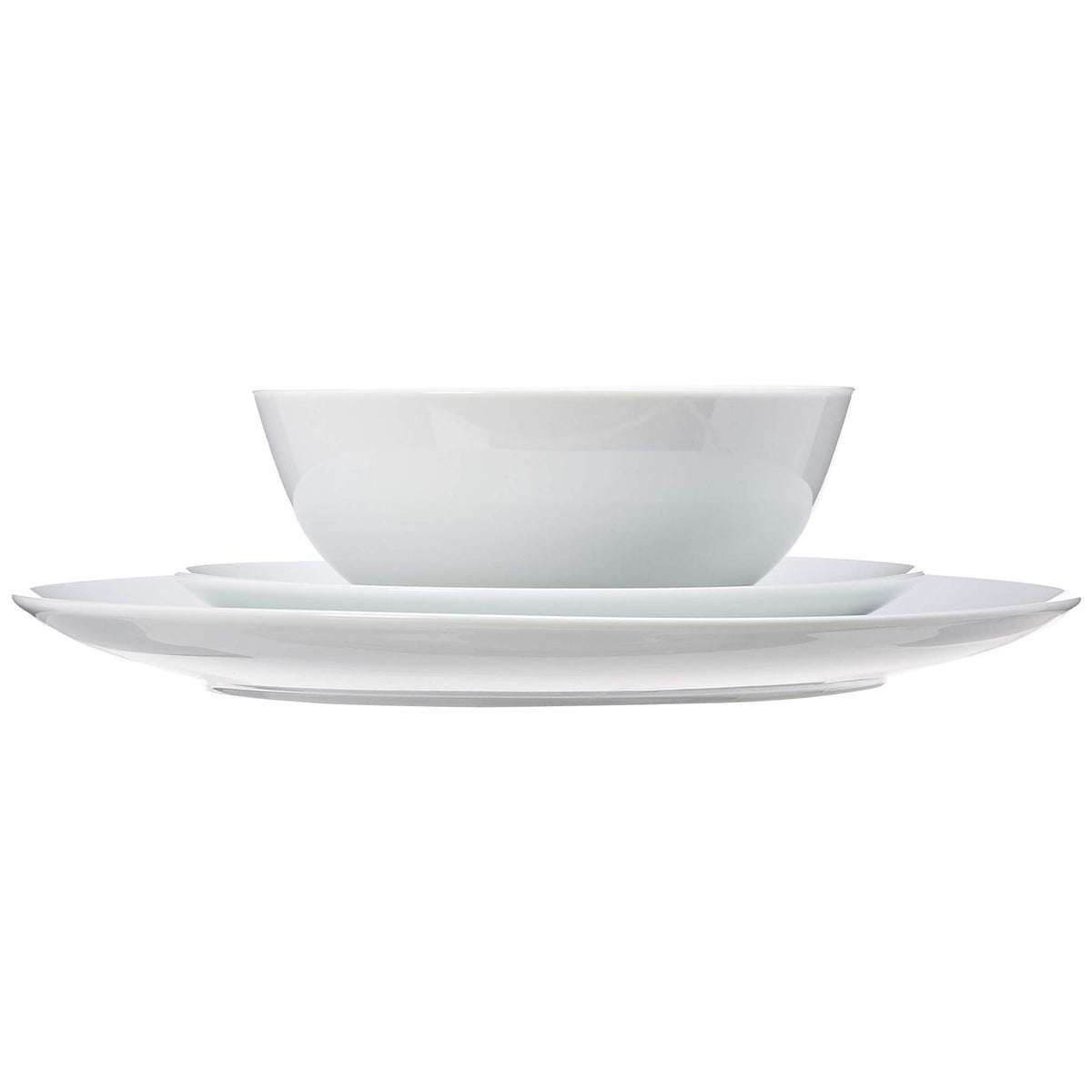 Amazon Basics service for 6: complete dinnerware set.