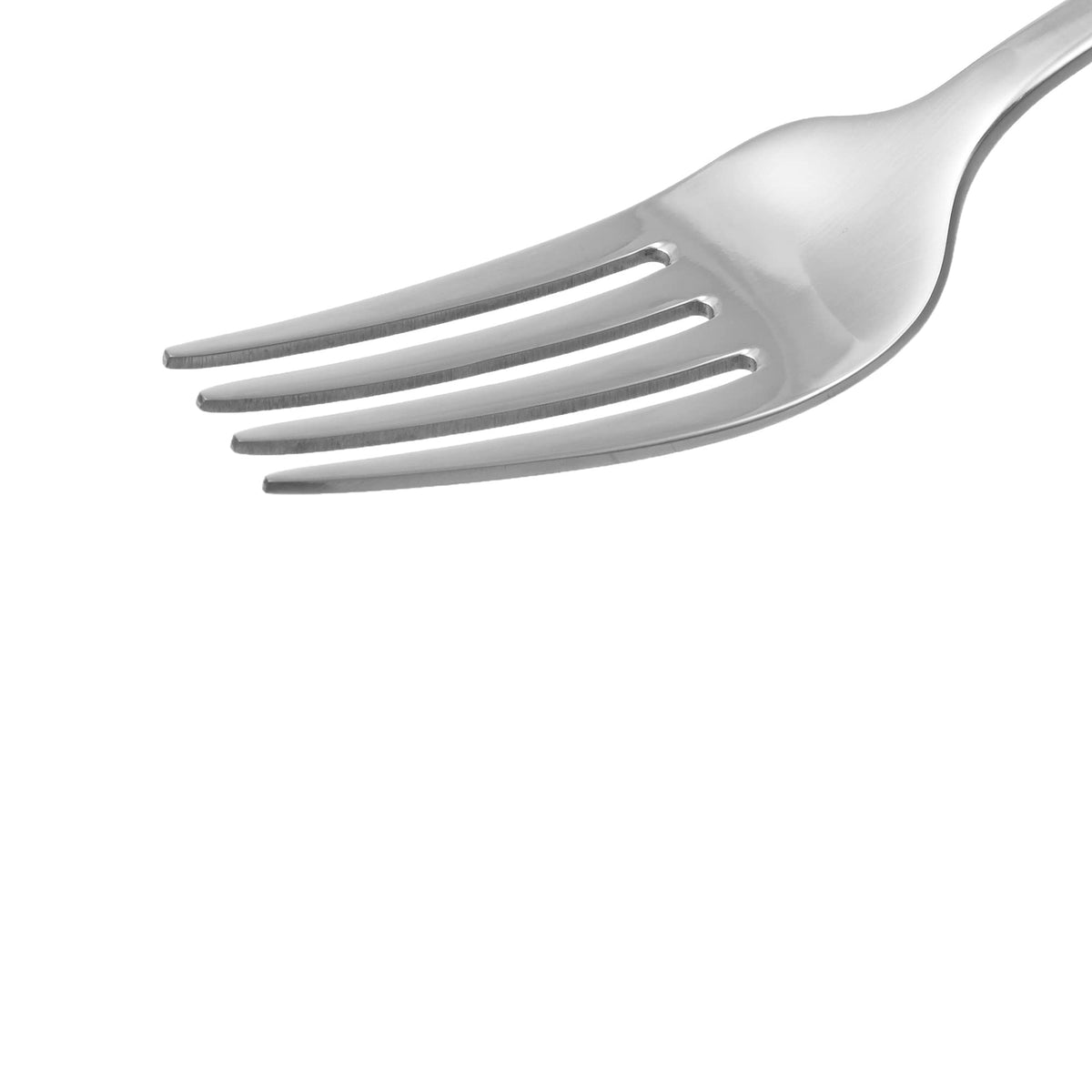 Amazon Basics well-balanced flatware for comfortable dining and steady handling.