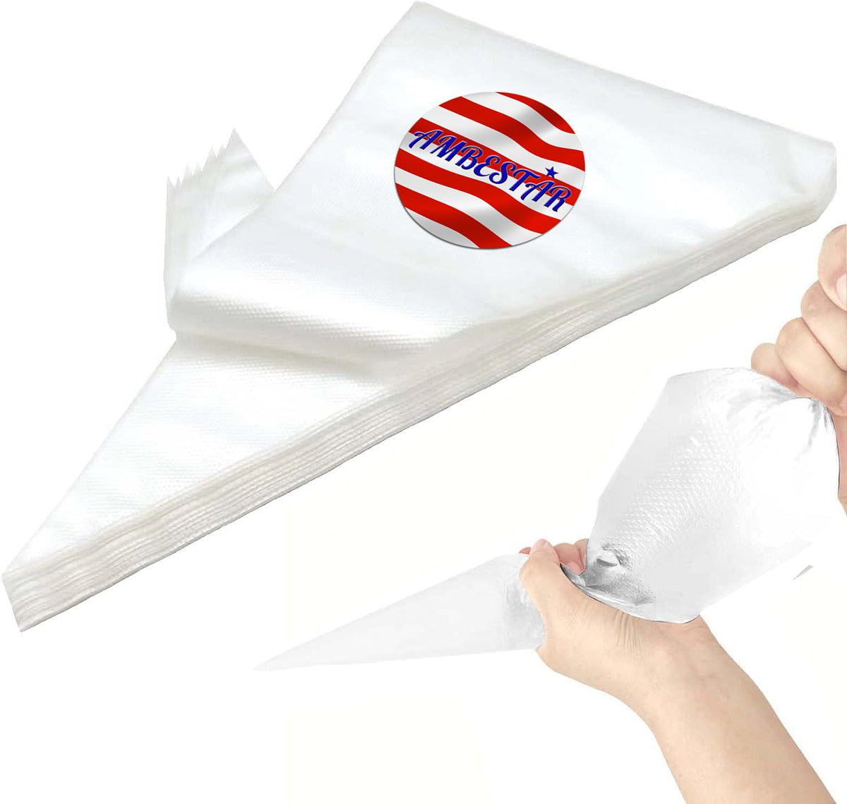 Ambestar 24-inch extra-large piping bag for precise frosting application