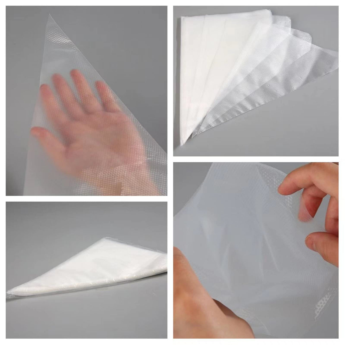 AMBESTAR 24-inch thickened-material pastry bags for durable frosting control and less bursting.