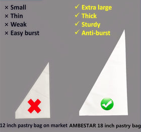 AMBESTAR textured-grip interior helps keep a firm hold during decorating.