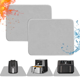 Amerbro heat-resistant mats on a countertop protecting surfaces from hot cookware