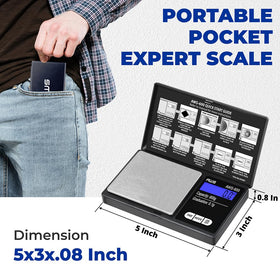 American Weigh Scales AWS-600 LCD display; clear readings for quick measurements.