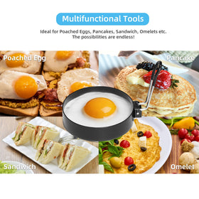Ameupin egg separator for mess-free cracking and quick yolk separation.