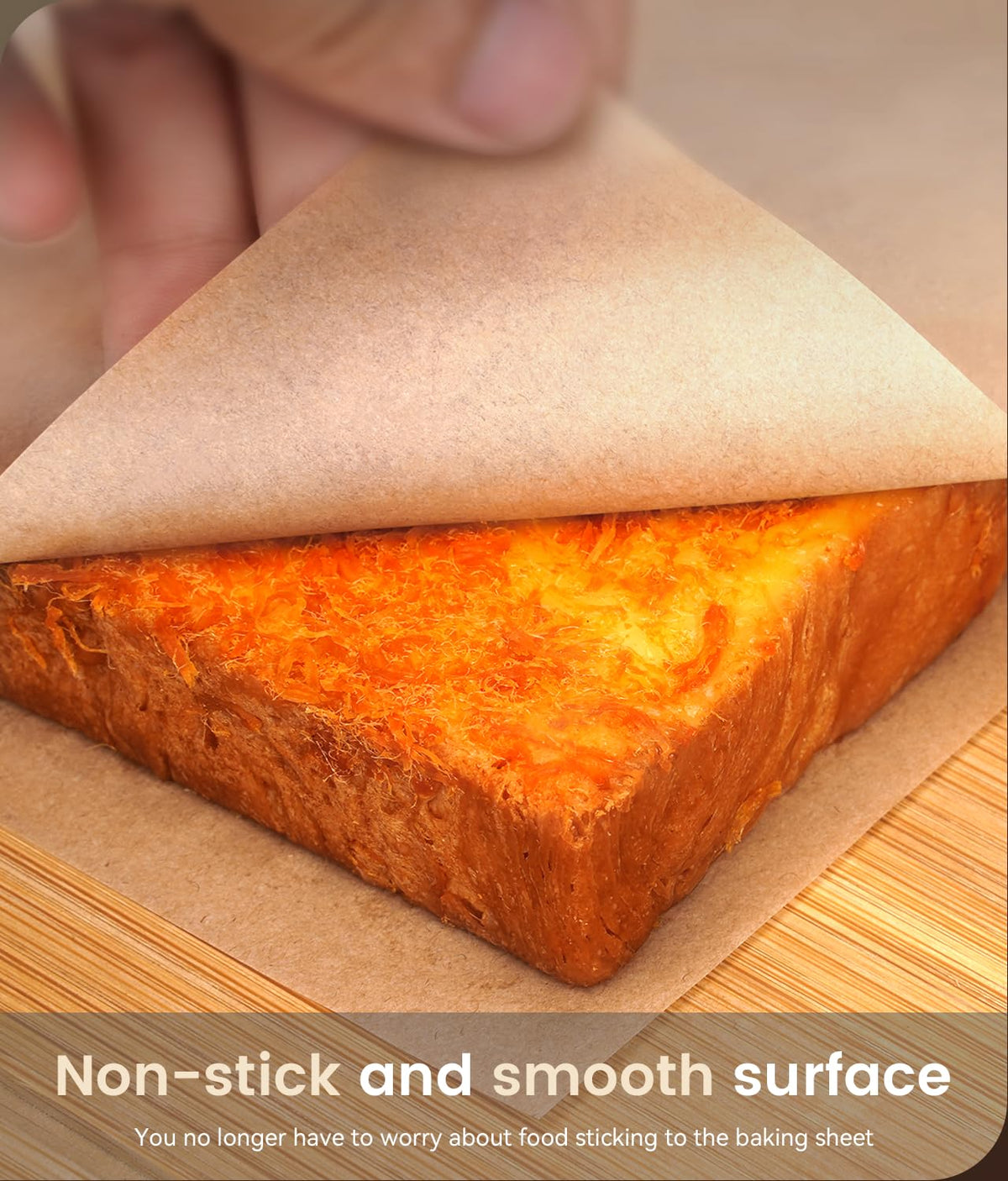 AMFOCUS non-stick coating made from plant-based oil for easy release and quick cleanup.