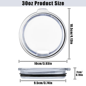 Amgkonp lid for RTIC Old Style 30oz ensures easy cleaning and quick reuse.