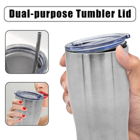 Amgkonp lid for SUNWILL 30oz keeps beverages contained while you work.