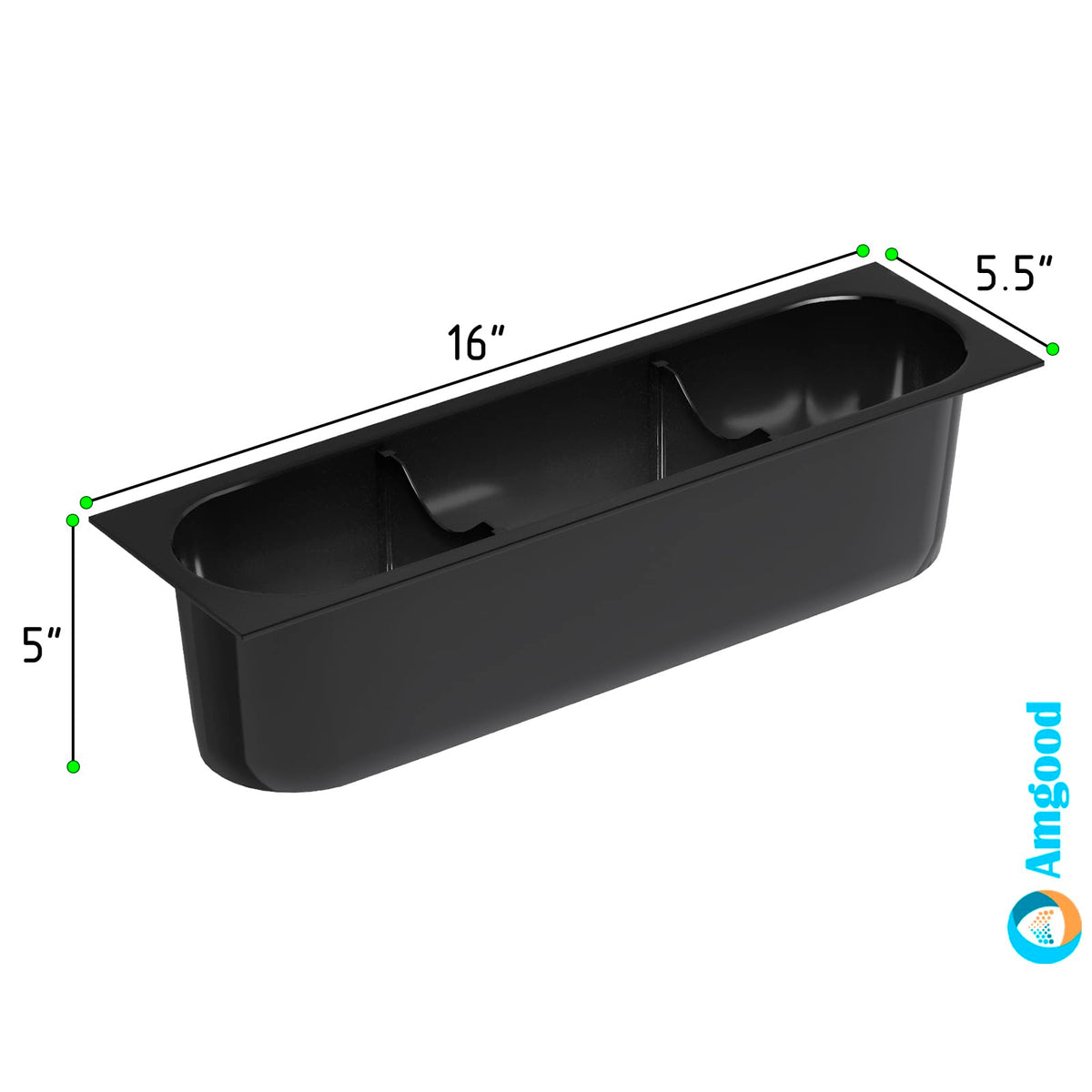 AmGood ice-bin organizer supports fast drink service on crowded nights.