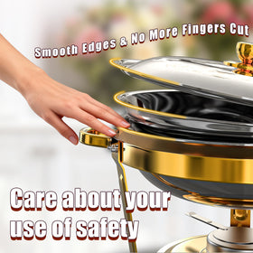 Amhier chafing dishes ideal for weddings, parties, and catering