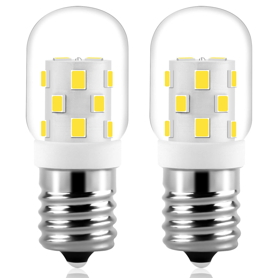 AMI PARTS E17 LED bulb showing 380 lumens for appliance lighting