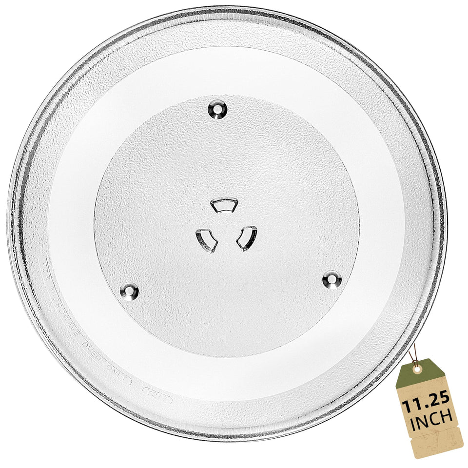 AMI PARTS microwave glass turntable plate 11-1/4 inch for even heating