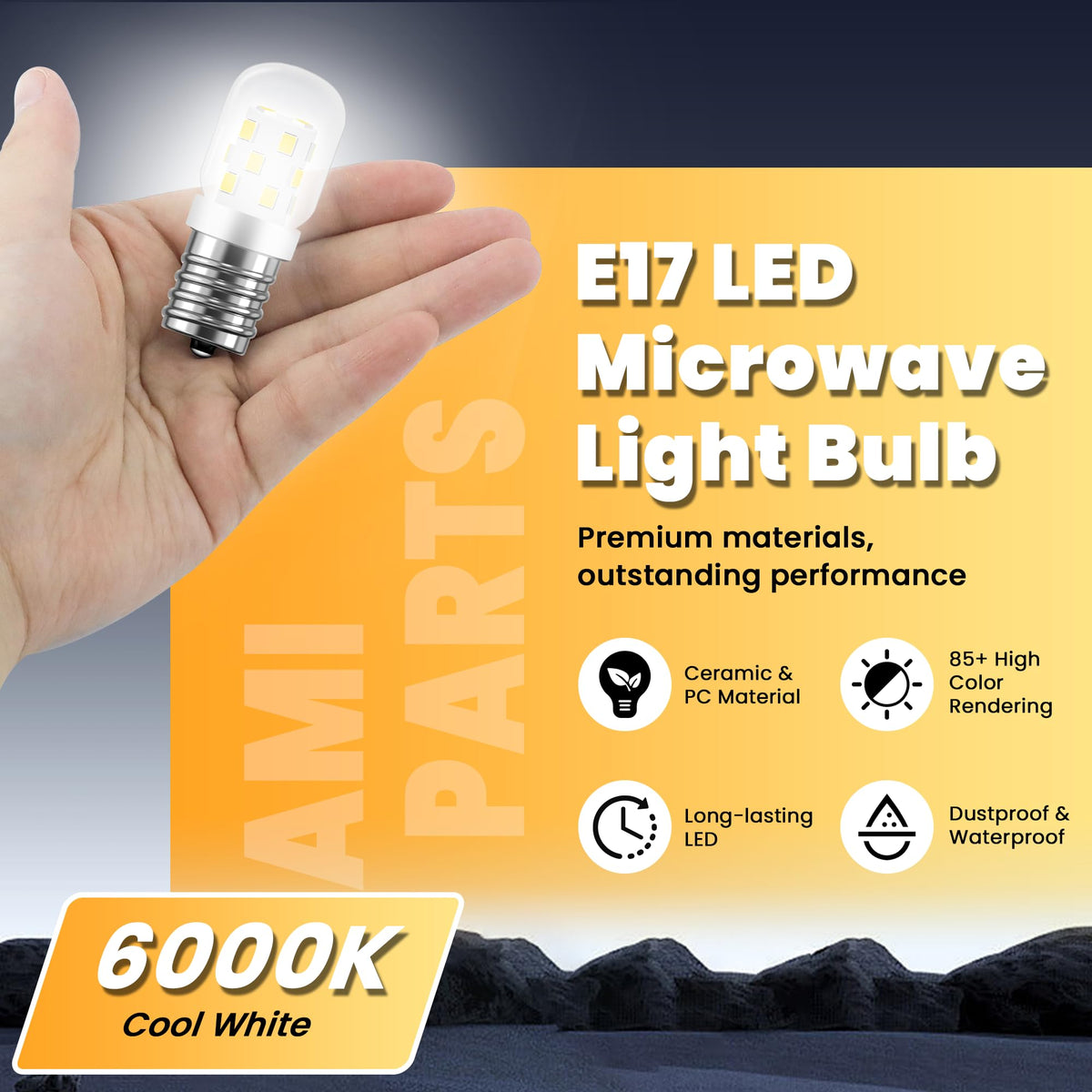 AMI PARTS E17 base compatibility across appliances