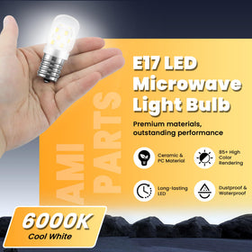 AMI PARTS E17 base compatibility across appliances