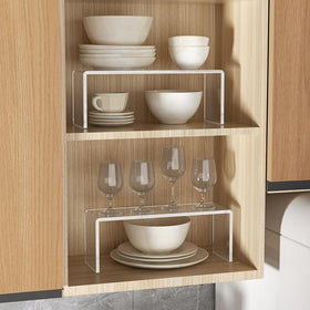 Aminigram 4mm acrylic construction offers durable cabinet organization.