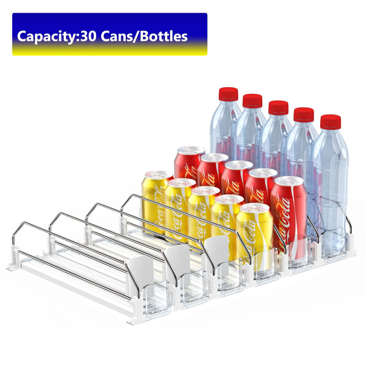 AMLLLC fridge organizer easy-clean surface supports quick wipe-down after use.