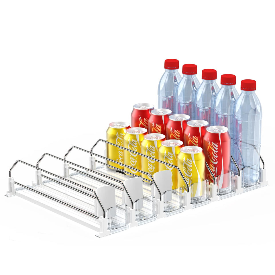 AMLLLC soda can dispenser front view highlights easy access to drinks.