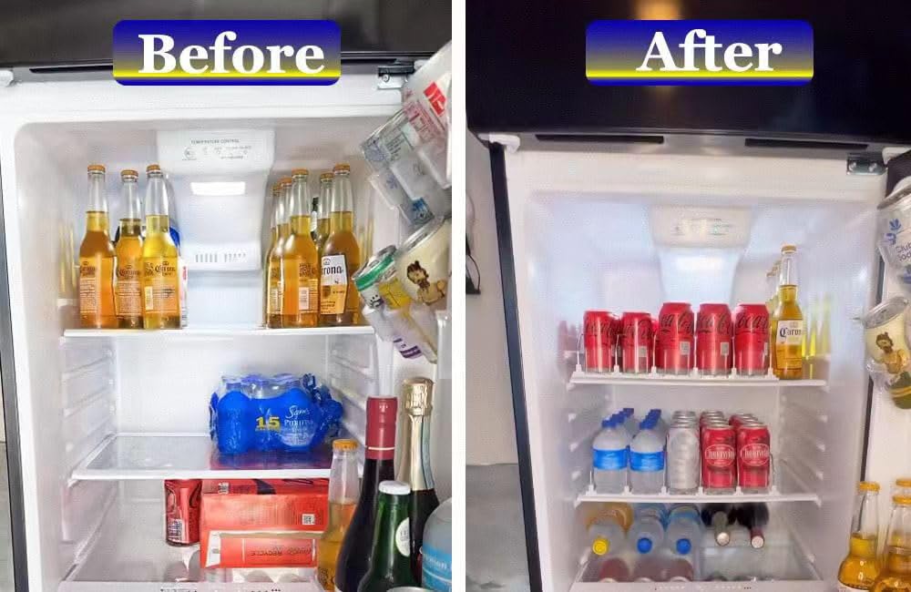 AMLLLC drink organizer easy-clean surface allows fast wiping and simple maintenance.