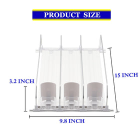 AMLLLC drink organizer self-pushing dispenser keeps beverages at the front for quick access.