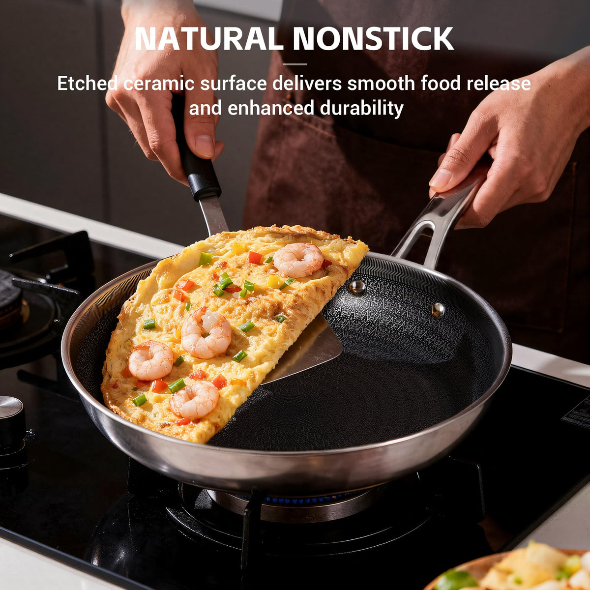 Ammeloo 11-inch hybrid tri-ply pan delivers consistent temperature control for large meals