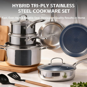 Ammeloo 9.5-inch frying pan for versatile frying.