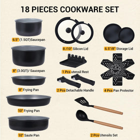 Ammeloo compact-storage design keeps cookware organized and easy to access.