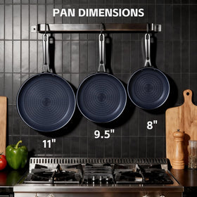 Ammeloo 9.5-inch pan heats evenly for weeknight meals.