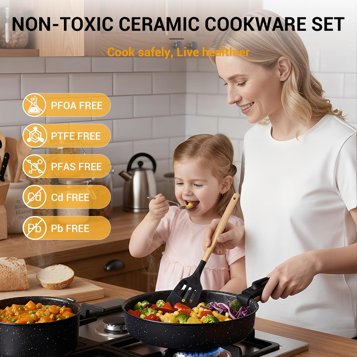 Ammeloo induction-ready cookware suitable for all stove tops.