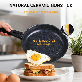 Ammeloo oven-safe pot with sturdy base for even heat.