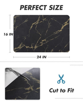 AMOAMI 0.2-inch PU surface hides stains while staying easy to wipe clean.